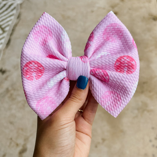 Pink Starbies Bow