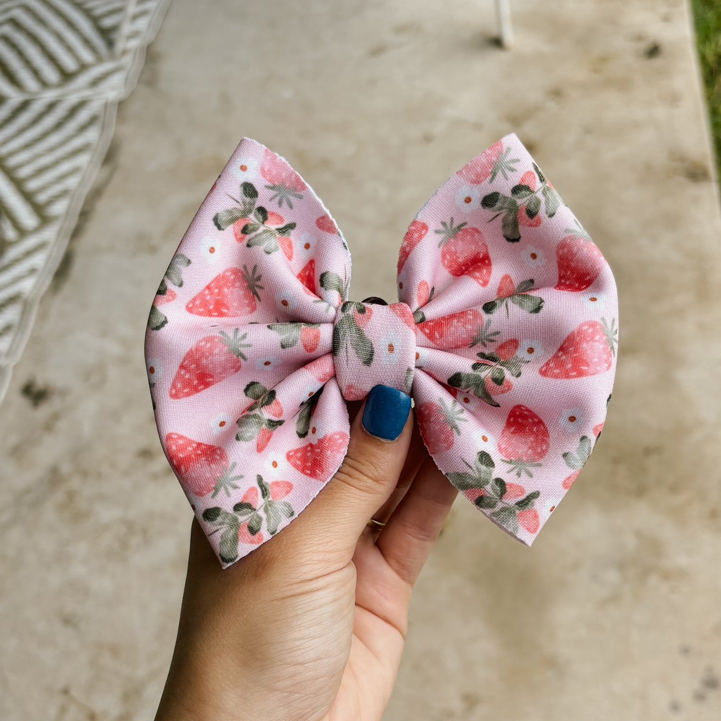 Strawberry Fields Waterproof Swim Bow