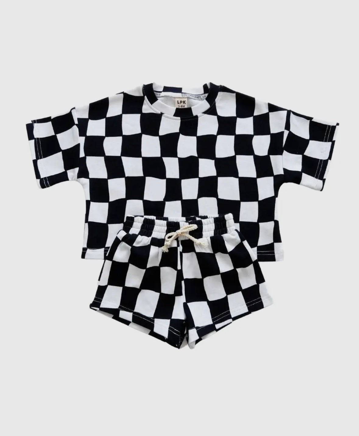 Black & White Checkered Lounge SET