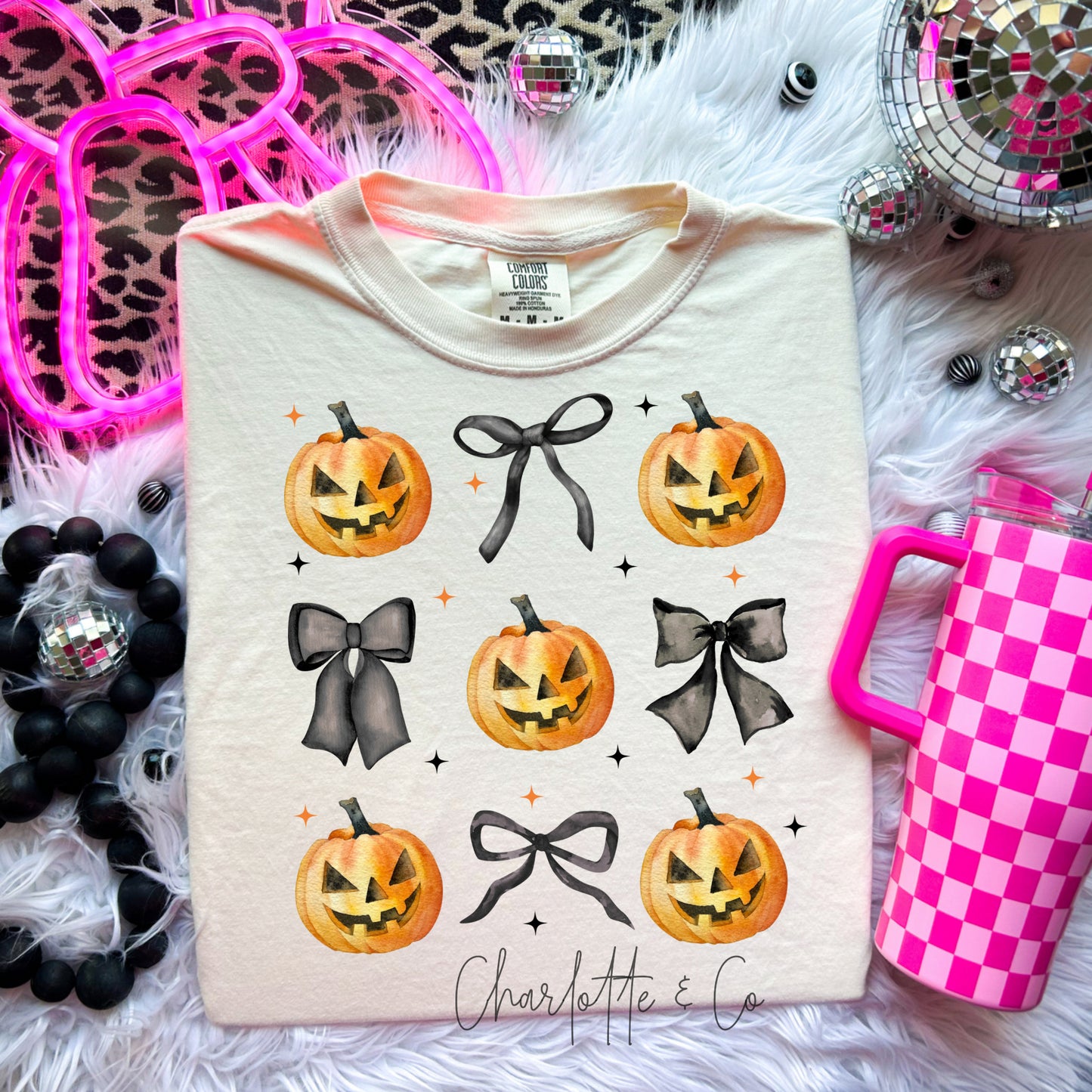 Pumpkin Bows Tee