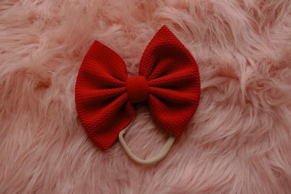 Red Solid Bow