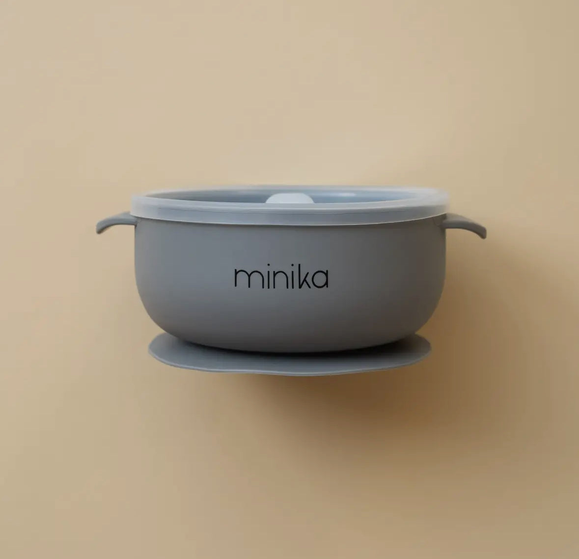 Suction Silicone Bowl With Lid (Multiple Colors)