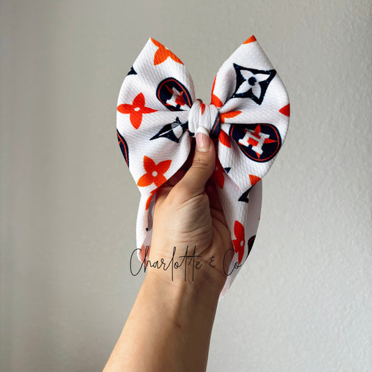 Boujee Astros Bow