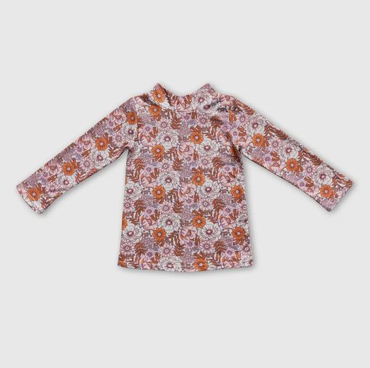 Long Sleeve Fall Floral Top