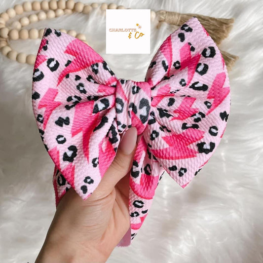 Cheetah Lightening Bolt Bow