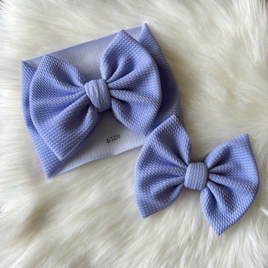 Lavender Solid Bow (LAST CALL)