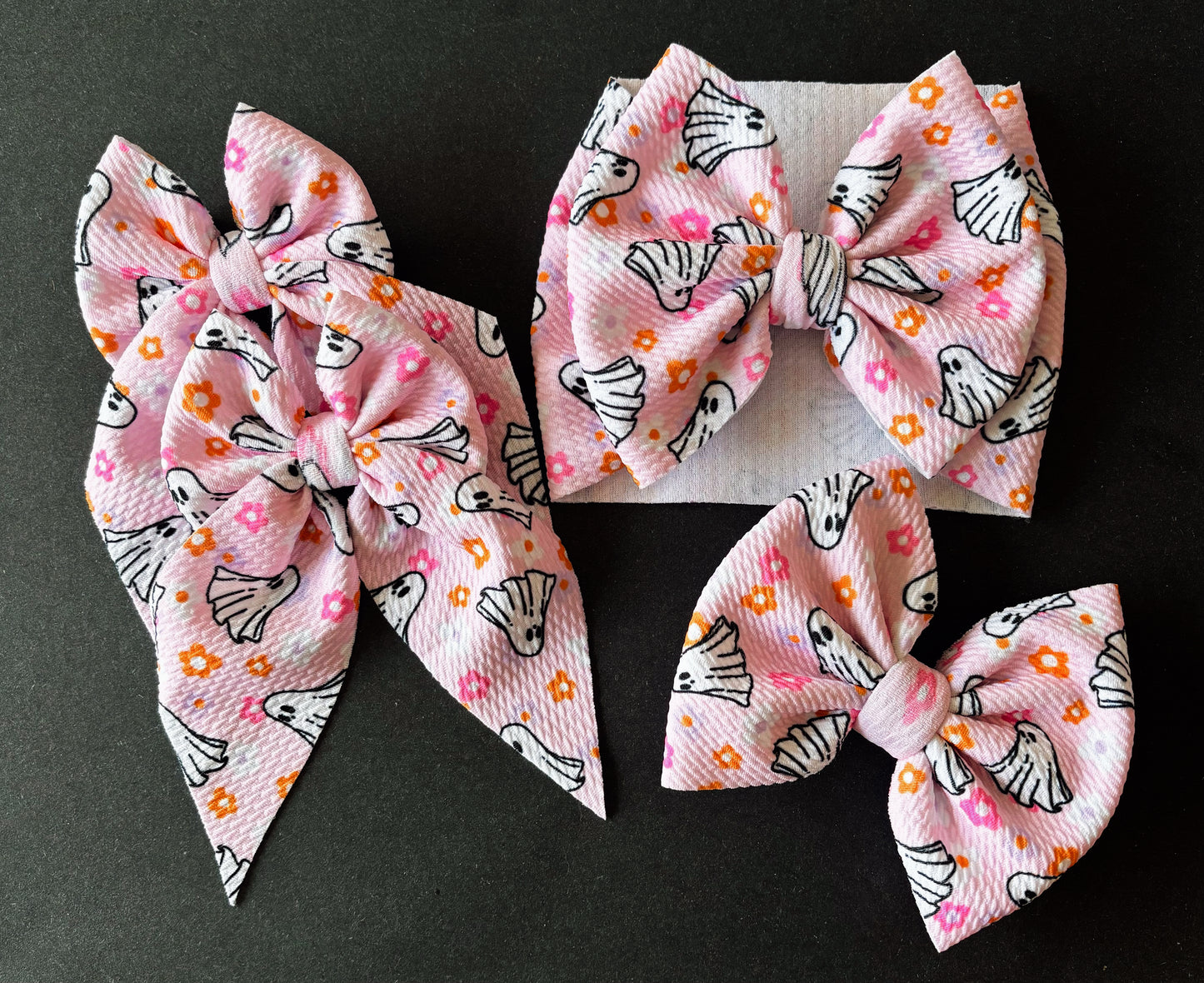 Girly Ghosts Matching Bow