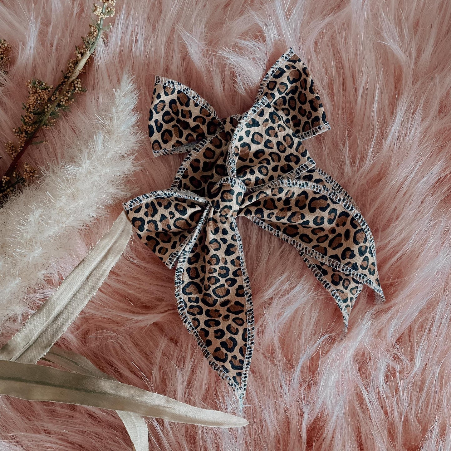 Leopard Sailor Bow