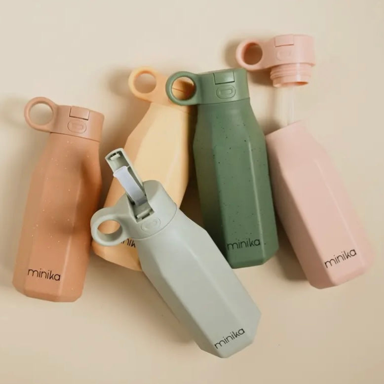 Silicone Water Bottle (Multiple Colors)