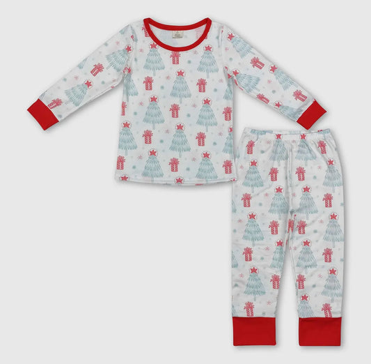 Christmas Tree Gift 2 Piece PJ Set