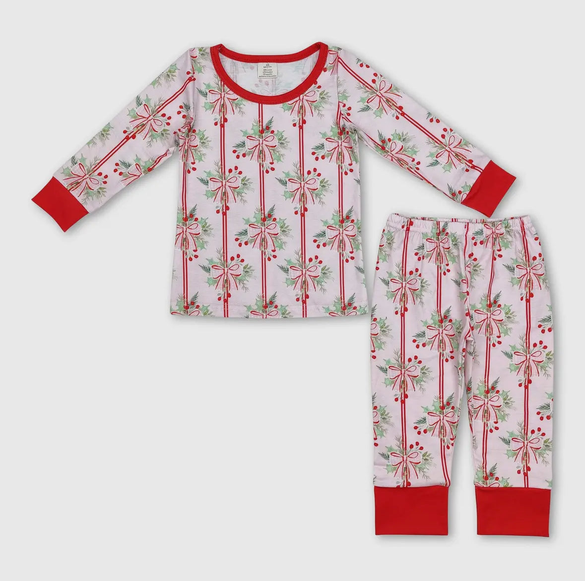 Christmas Floral 2 Piece PJ's