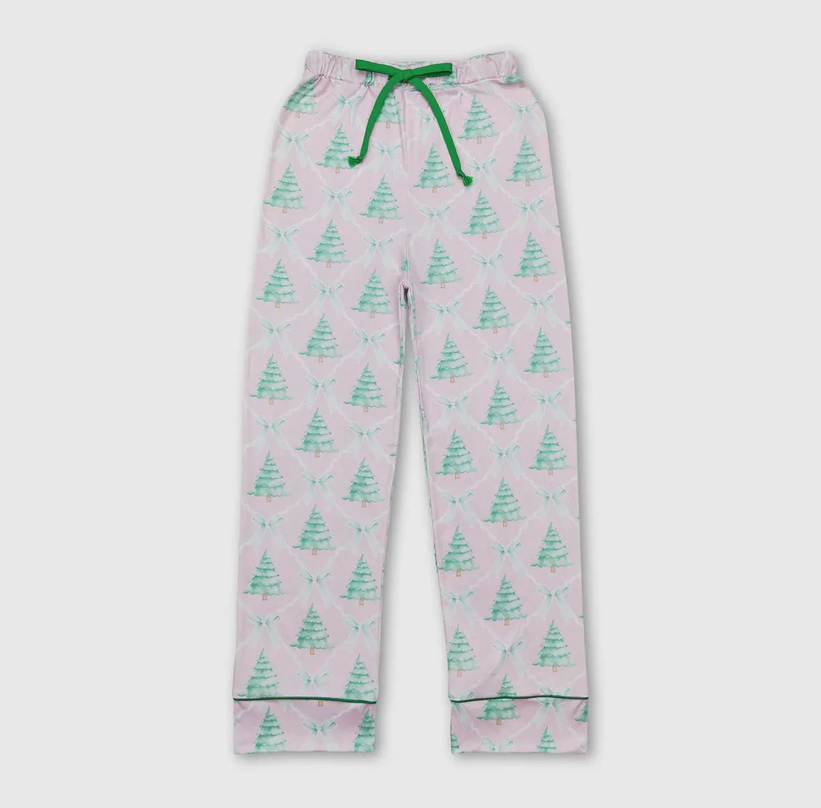 Christmas Tree Bows ADULT Matching PJ Pants